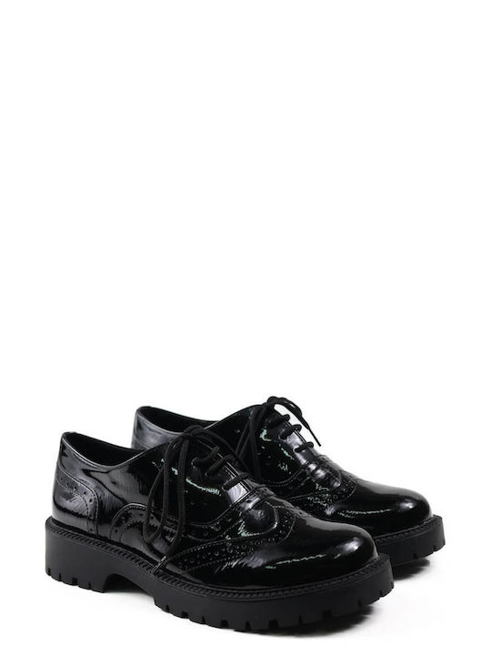 Black Patent Oxfords Made In Greece