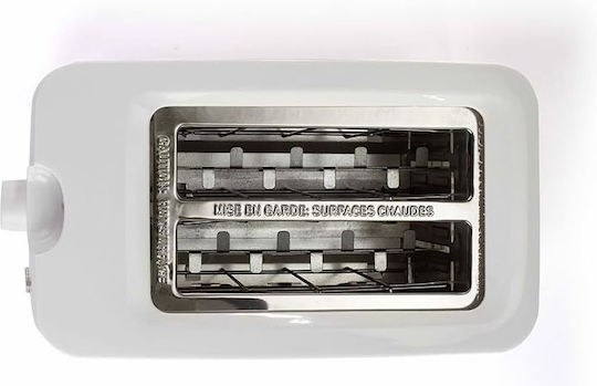 Livoo Toaster 2 Slots 750W White