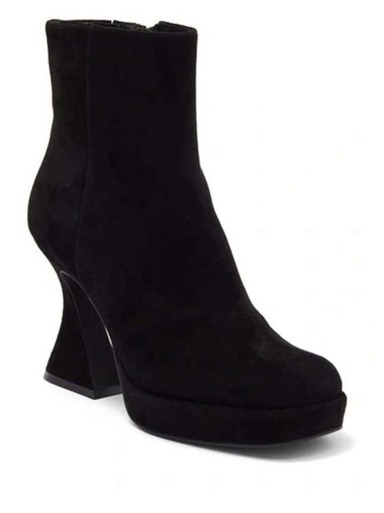 Jeffrey Campbell Humanity Black 010100409800138 Μποτάκια Μαύρα