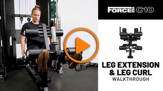 Force USA Quadrizeps-/Beinbeuger-Maschine ohne Gewichte