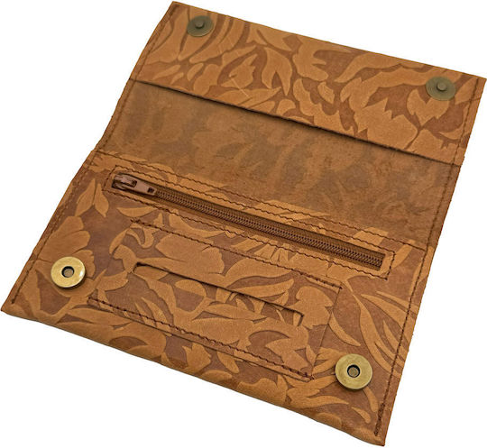 ByLeather Lederne Tabaktasche mit magnetischem Verschluss Engraving Design