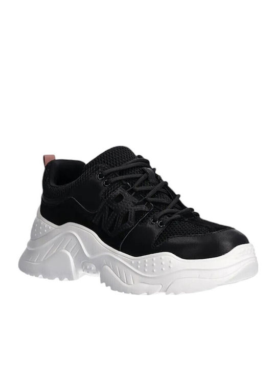 Odella Γυναικεία Ανατομικά Chunky Sneakers Μαύρο