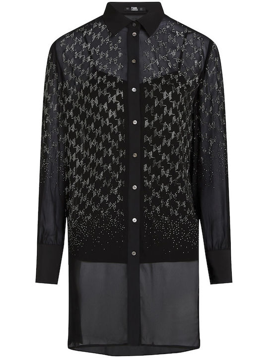 Women's Long Sleeve Shirt Black