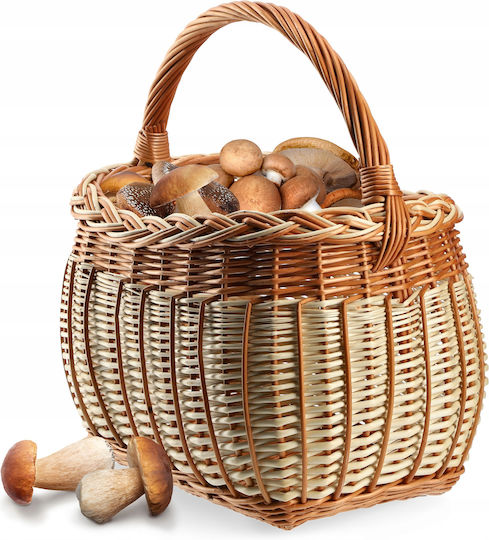 Kadax Wicker Basket Mushrooms Shopping Picnic Fruits Large Eco-friendly