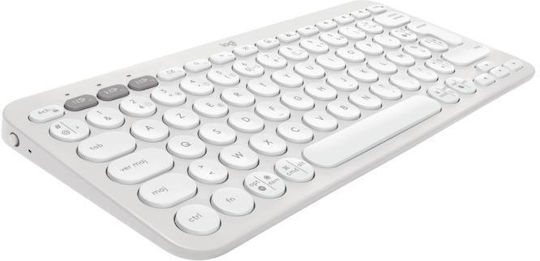 Logitech K380s Wireless Bluetooth Keyboard Only German White