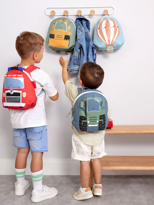 Laessig Tiny Drivers School Backpack Kindergarten Blue
