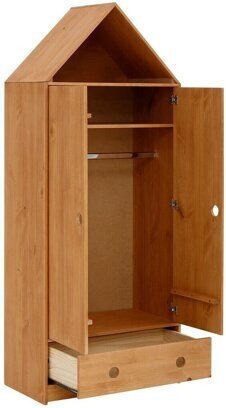 Denton A119 Δίφυλλη Ντουλάπα 75x40x180cm
