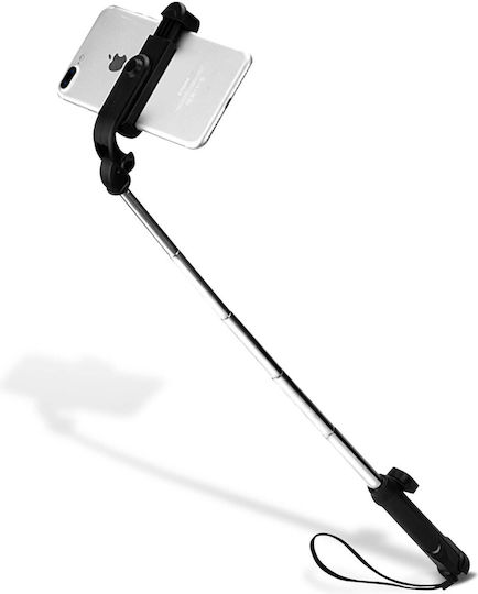 2 In 1 Bluetooth Selfie Stick Phone Tripod Retractable Remote Control Black