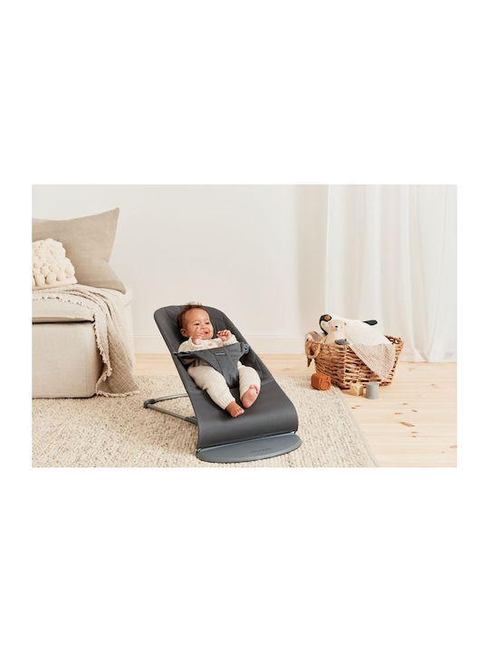 BabyBjorn Ръчен Релакс Бебе Bliss Woven Petal Quilt Антрацит за Дете до 13кг