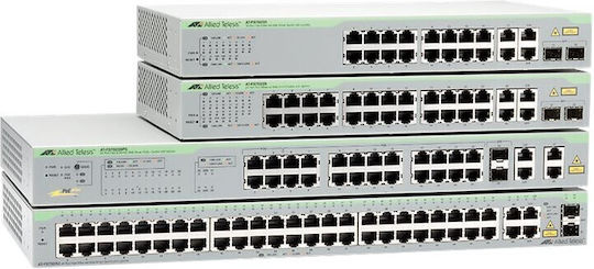 Allied Telesis AT-GS980MX/52PSM-50 Managed L3 PoE Switch με 40 Θύρες Gigabit (1Gbps) Ethernet και 4 SFP Θύρες