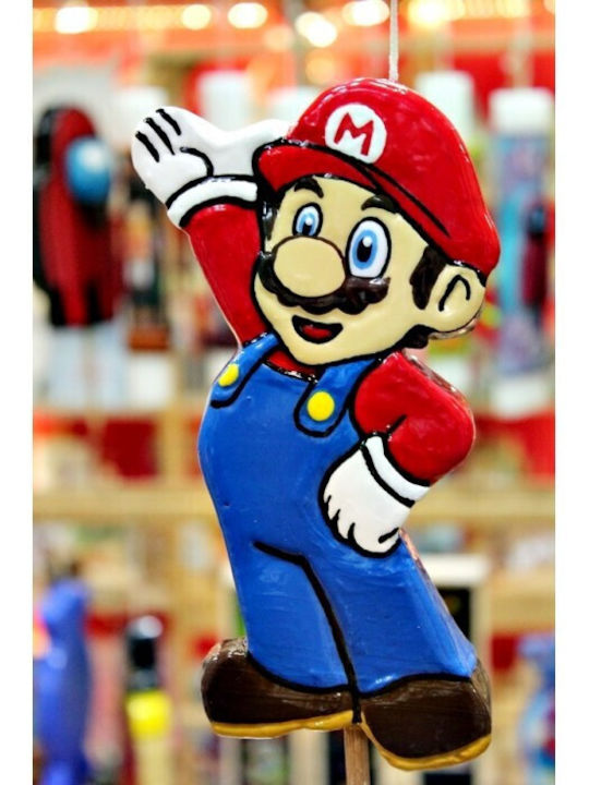 Πασχαλινή Λαμπάδα Πλακέτα Super Mario 001602