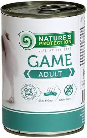 Nature's Protection Wet Food Dogs in Cans with Deer Grain-Free & Gluten-Free 400gr