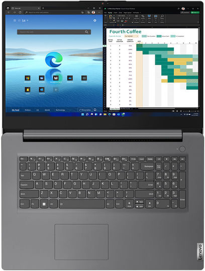 Lenovo V17 G4 IRU 17.3" IPS FHD (i5-13420H/16GB/512GB SSD/W11 Pro) Iron Grey (International English Keyboard)