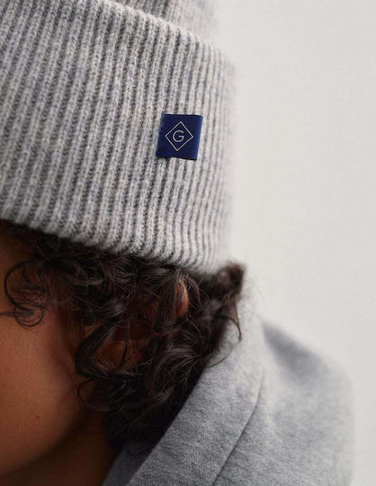 Beanie Frauen Beanie mit Rippstrick in Gray Farbe
