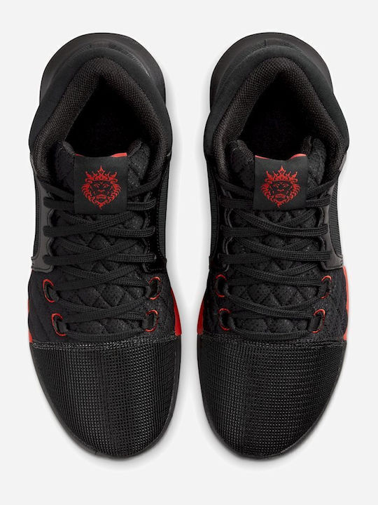 LeBron Witness 8 High Basketball Shoes Black / University Red / White