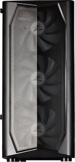 Zalman N4 Rev.1 Gaming Midi Tower Computer Case with Window Panel and RGB Lighting Black