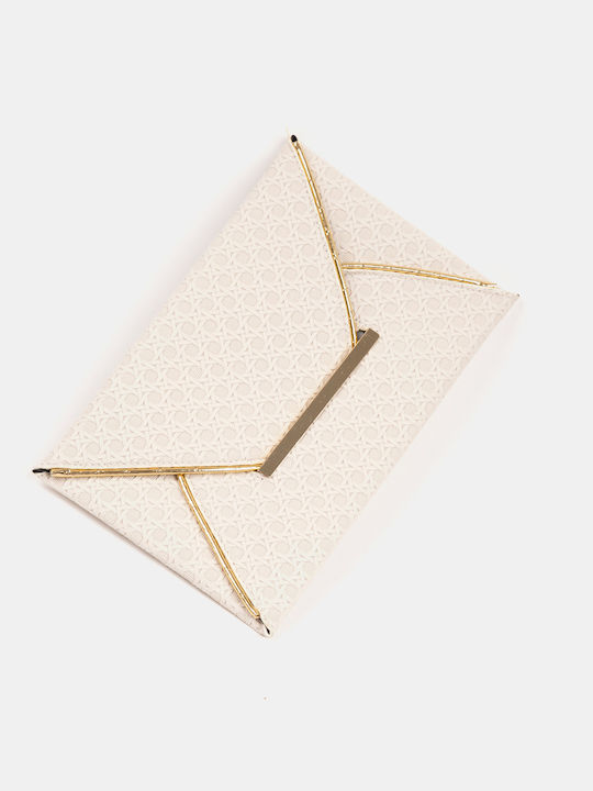 Straw Women's Clutch Beige