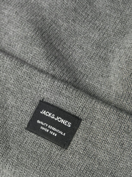 Kids Beanie Knitted Gray