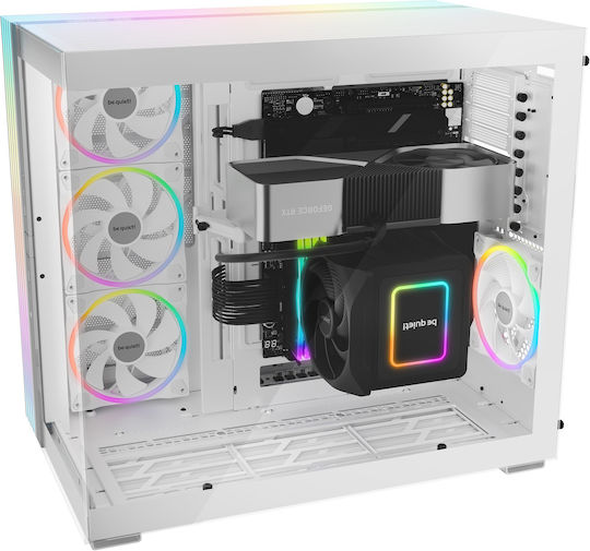 Be Quiet Light Base 900 FX Gaming Full Tower Computer Case with RGB Lighting White