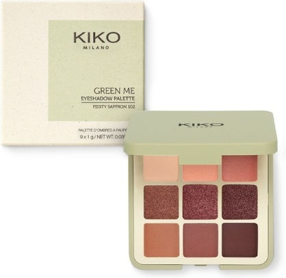 Kiko Milano Green Me Paletă cu Farduri de Pleoape Pudră Feisty Saffron