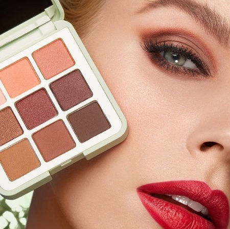 Kiko Milano Green Me Paletă cu Farduri de Pleoape Pudră Feisty Saffron