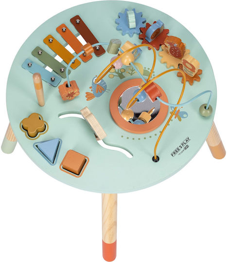FreeOn Activity Table made of Wood with Sounds for 18++ Months