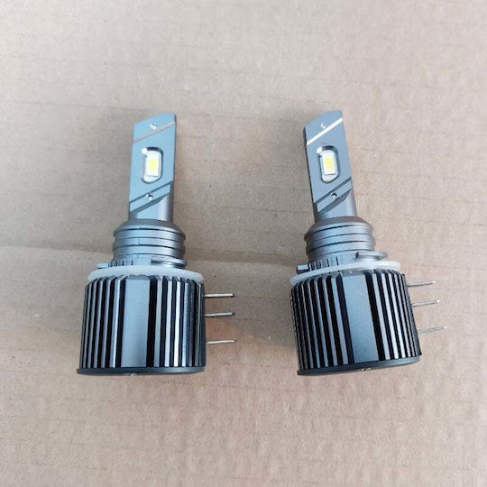 Set de 2 becuri LED H15 Canbus 120w 12000lm Lumină Albă Fără Eroare Sensibilă