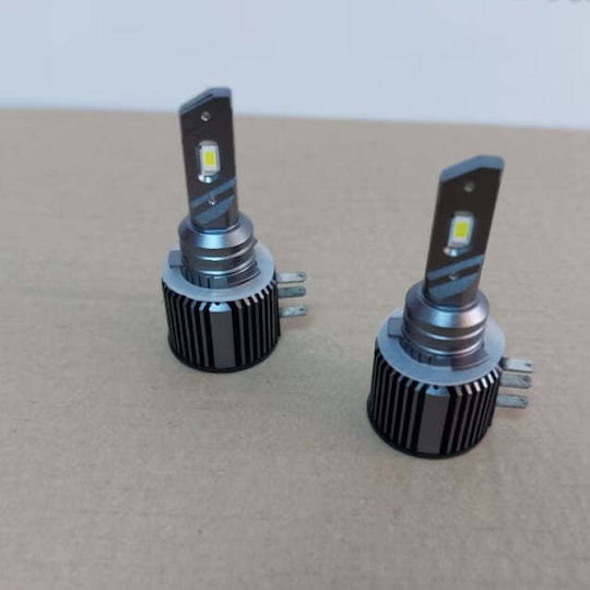 Set de 2 becuri LED H15 Canbus 120w 12000lm Lumină Albă Fără Eroare Sensibilă