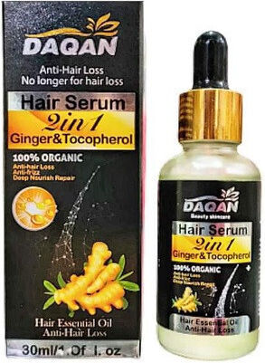 Daqan Serum pentru Păr 100% Organic Gingembre 30 Ml