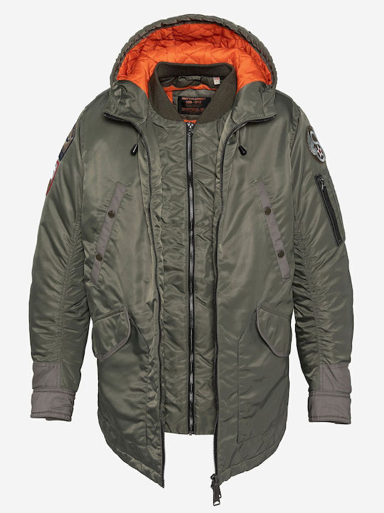 Winter Jacket Parka Khaki