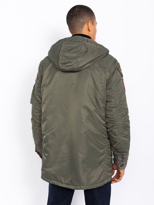 Winter Jacket Parka Khaki