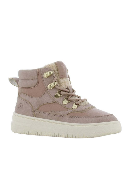 Anatomisch Kinderstiefeletten mit Schnürsenkeln Rosa