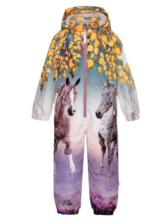 Molo 5W24N202-3599 Kids Full Body Suit for Ski & Snowboard Multicolour