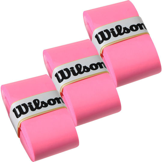 Wilson Pro Comfort Overgrip Ροζ 3τμχ