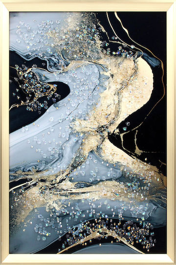 Keskor Τρίπτυχος Πίνακας Ξύλινος 120x50cm