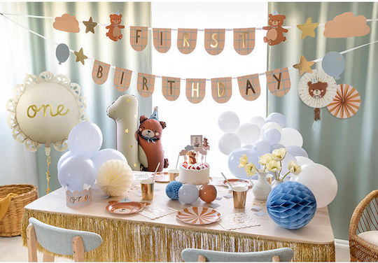 Banner "first Birthday" Teddy Bear