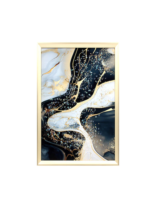 Keskor Τρίπτυχος Πίνακας Ξύλινος 120x50cm