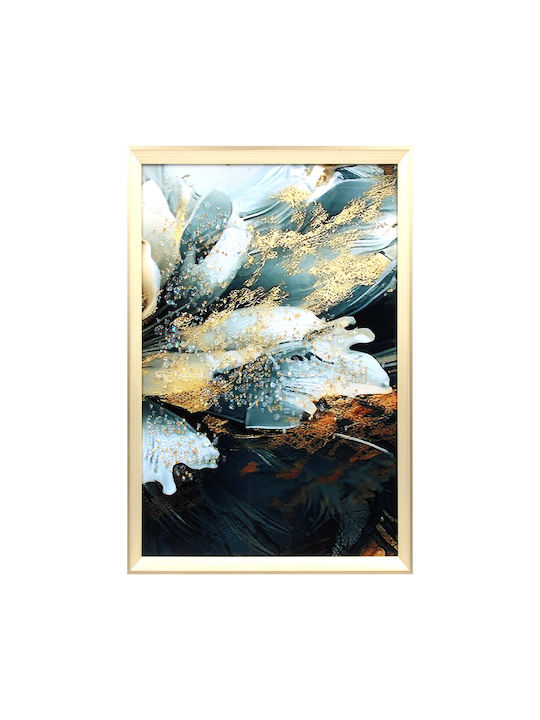 Keskor Threefold Painting Wooden 120x50cm