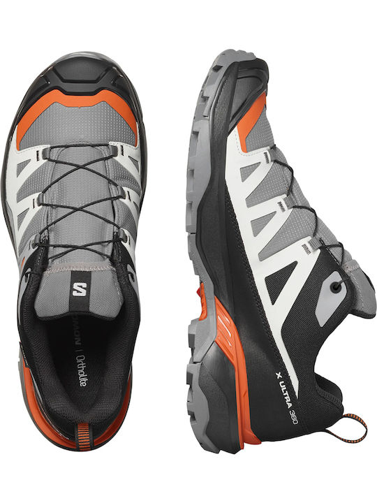 Salomon X Ultra 360 GTX Pantofi De Drumeție Impermeabili Pentru Bărbați Cu Membrana Gore-Tex Gri