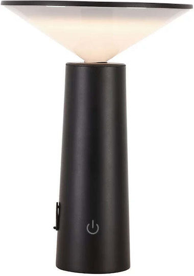 Lampă de masă LED cu înălțime reglabilă 19 cm culoare alb negru