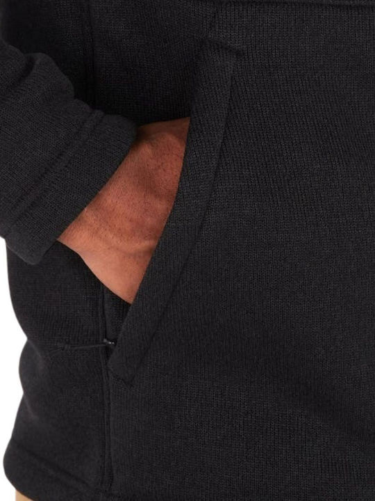 Drop Line Ανδρική Ζακέτα Fleece Μαύρη