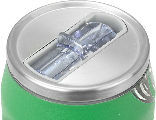 Estia Travel Cup Save The Aegean Рециклируема Бутилка Термос Неръждаема Стомана / Пластмаса BPA Free 500ml Panathinaikos BC Edition We The Greens с Сламка
