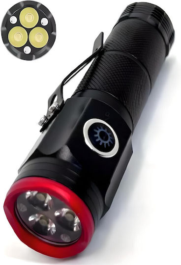 Taschenlampe 3x LED Magnet 900lm USB C