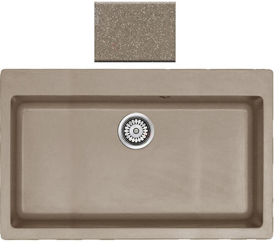 Sanitec Classic 333 Ένθετος από Συνθετικό Γρανίτη Μ79xΠ50cm