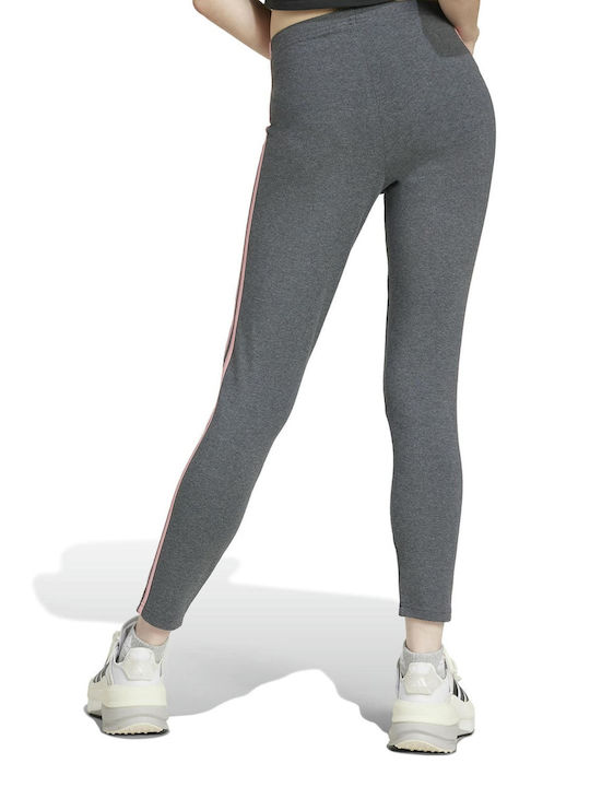 adidas Essentials 3-stripes Women's Legging High Waisted Gray