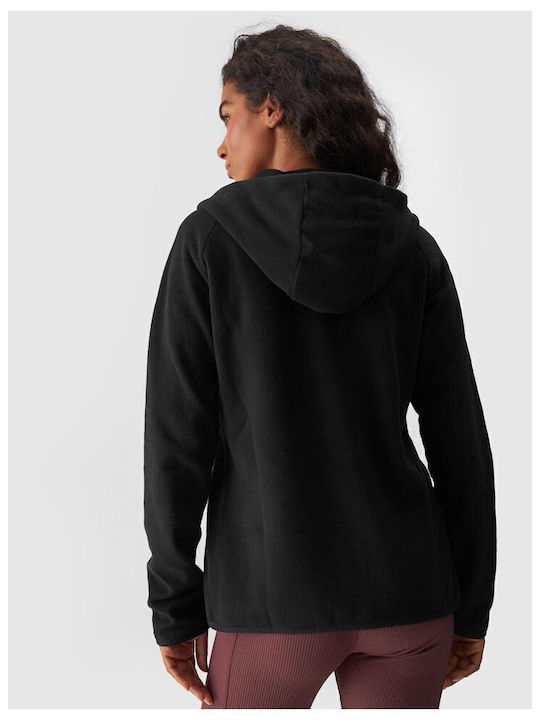 Women's Cardigan with Zipper Black
