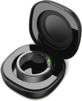 Ksix Saturn Smart Ring 20.6mm Αδιάβροχο Μαύρο