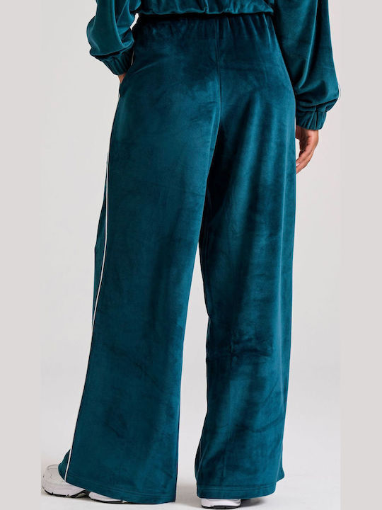 Funky Buddha Jogginghose Samt Grün