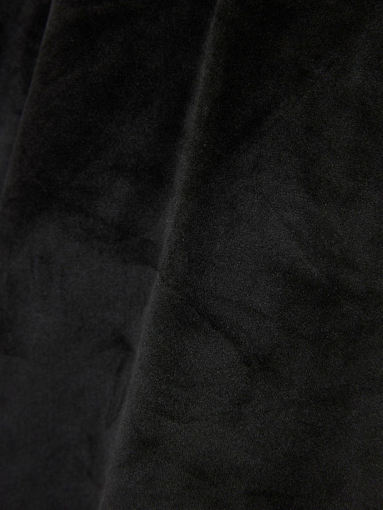 Sweatpants Flared Velvet Black