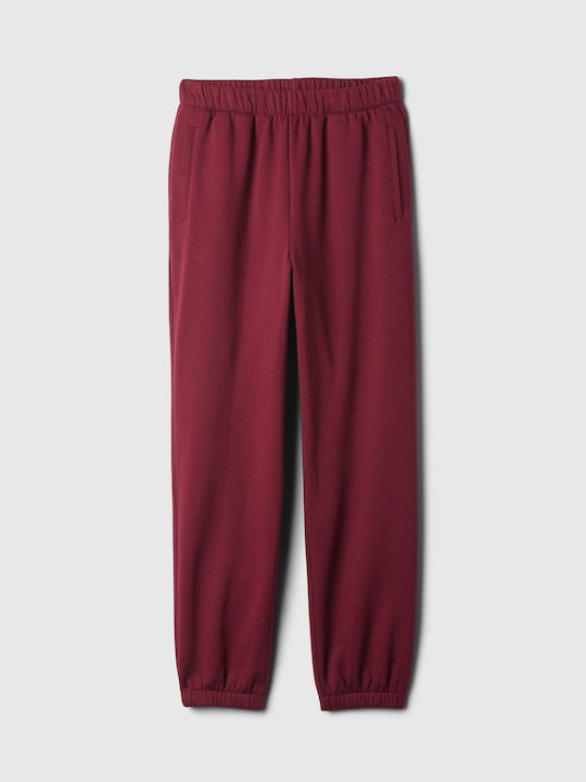 GAP Rise Sweatpants Red